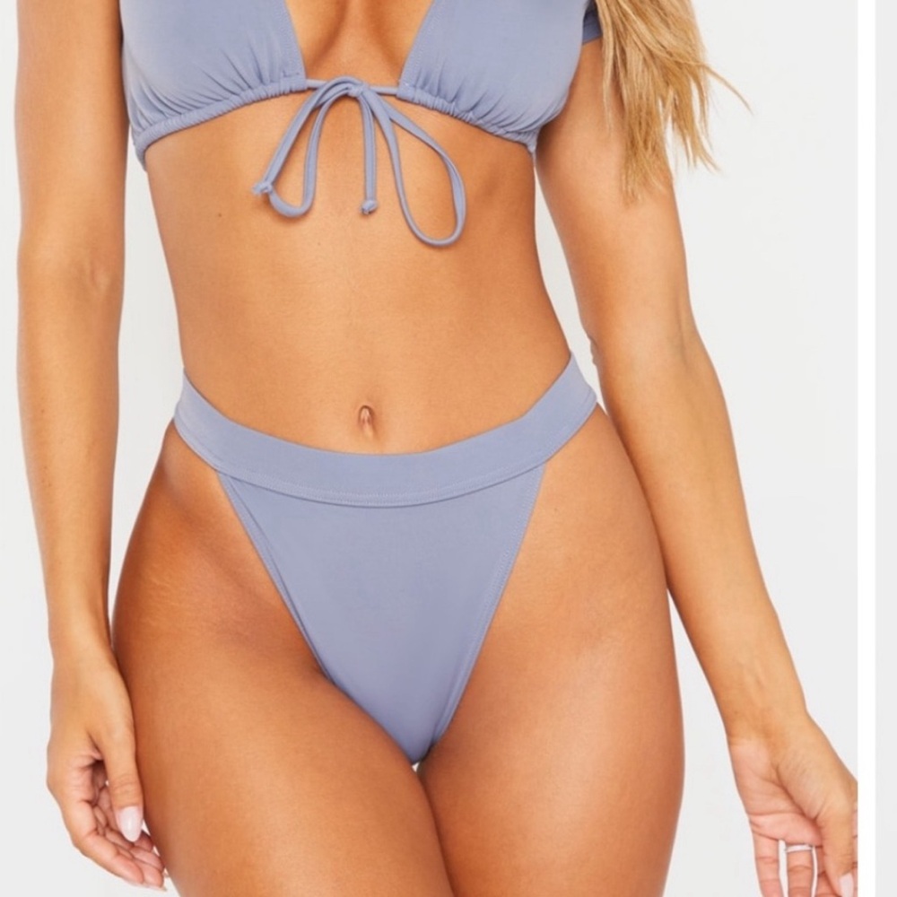 NWT Bathing Suit Bottoms - US 2, Charcoal Gray NWT, Pretty Little Thing